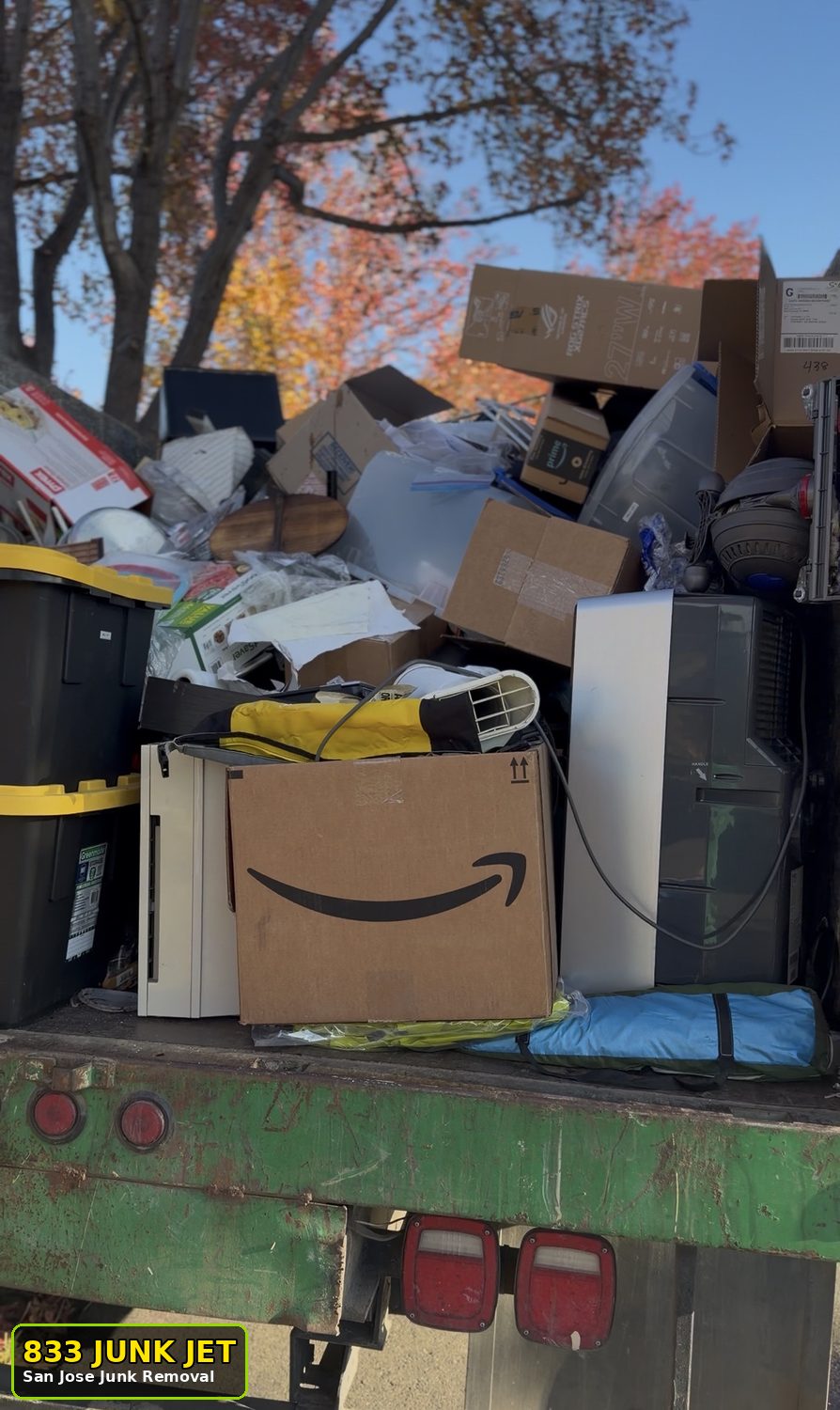 Commercial junk removal San Jose by 833 Junk Jet