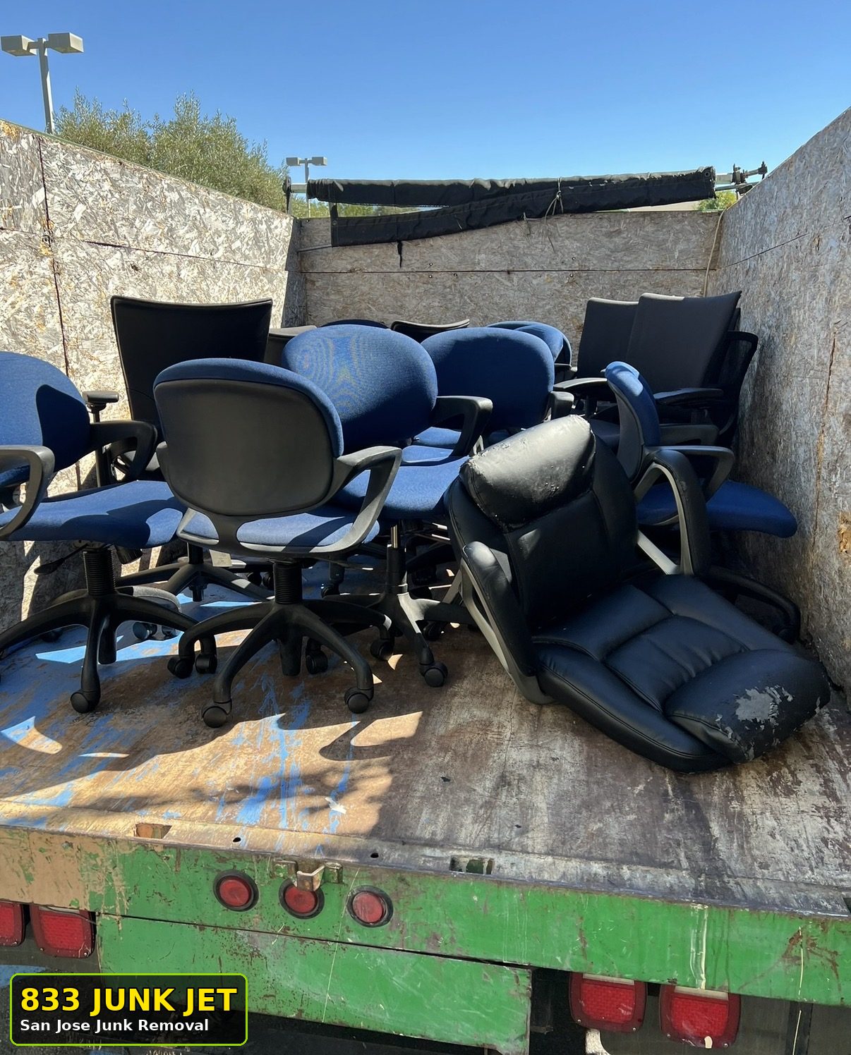 Commercial junk removal San Jose by 833 Junk Jet