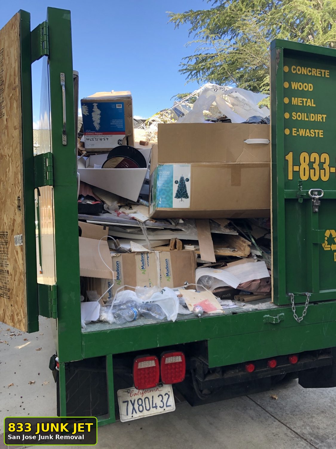 Furniture removal San Jose by 833 Junk Jet