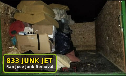 Garage cleanout San Jose by 833 Junk Jet
