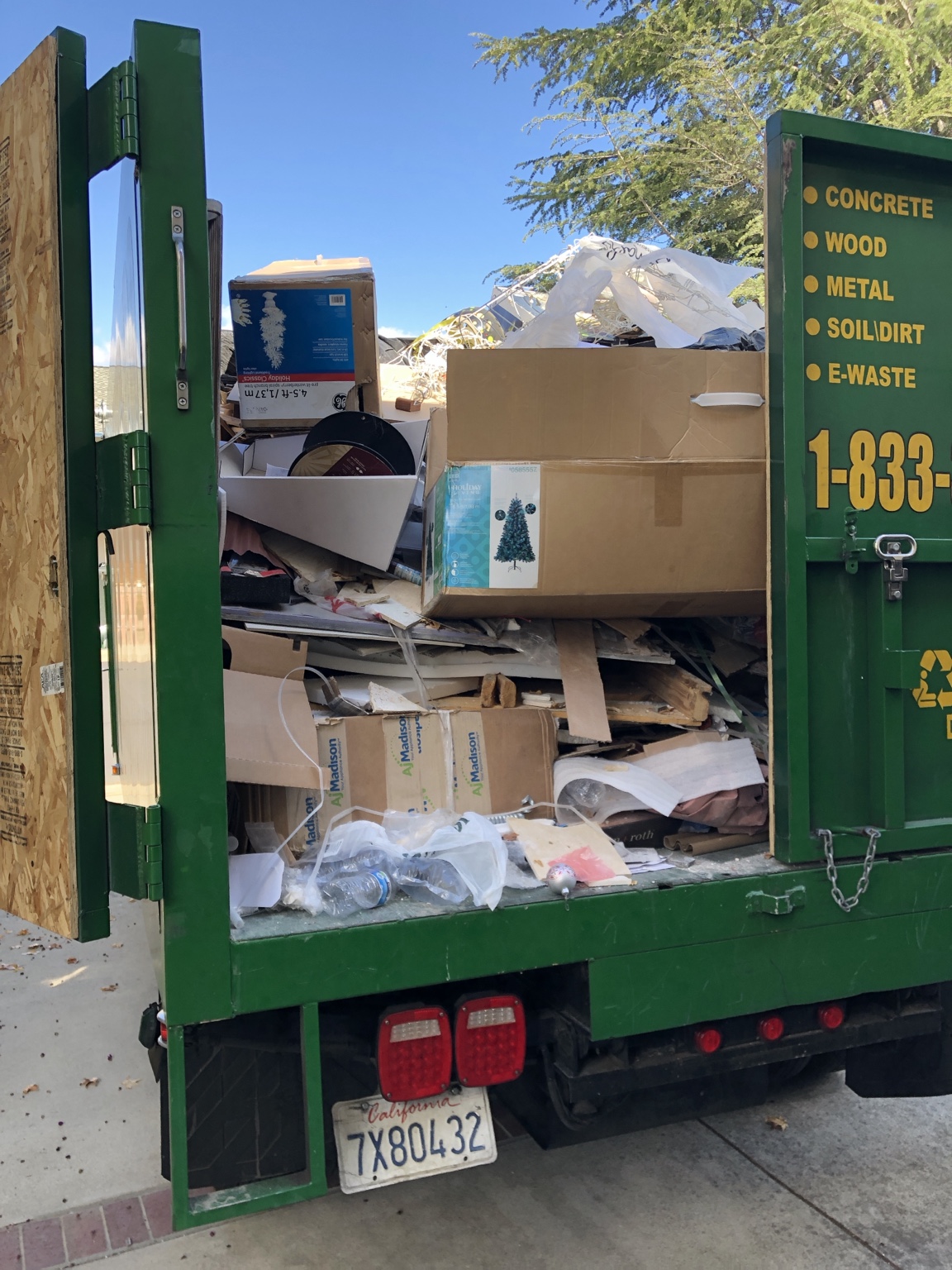 833 Junk Jet recent junk removal job photo