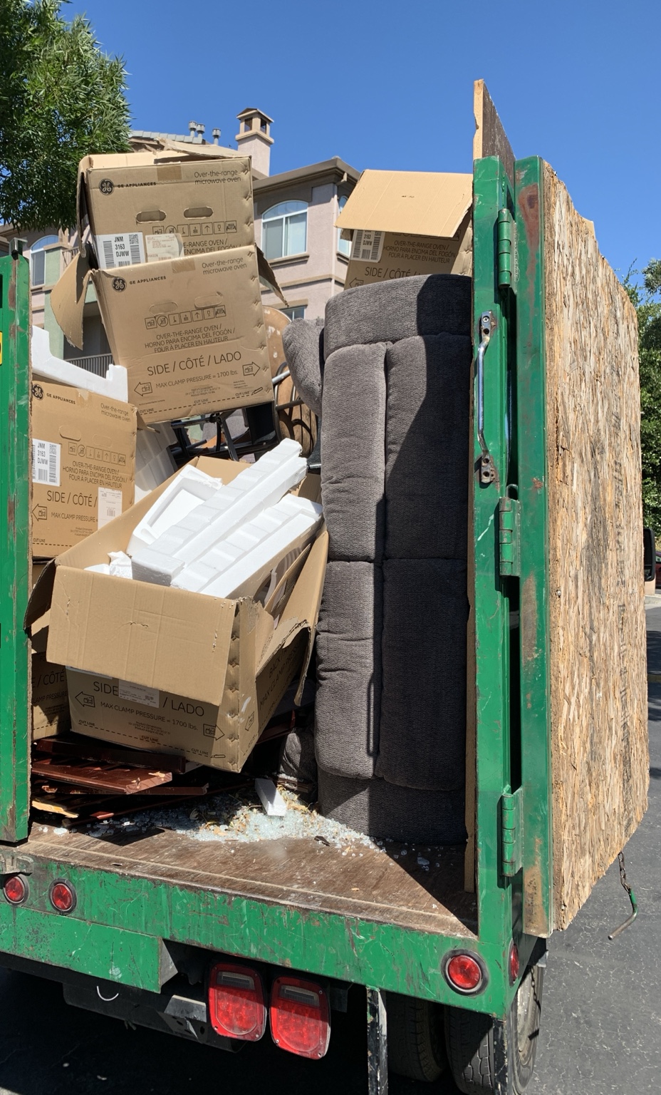 833 Junk Jet recent junk removal job photo