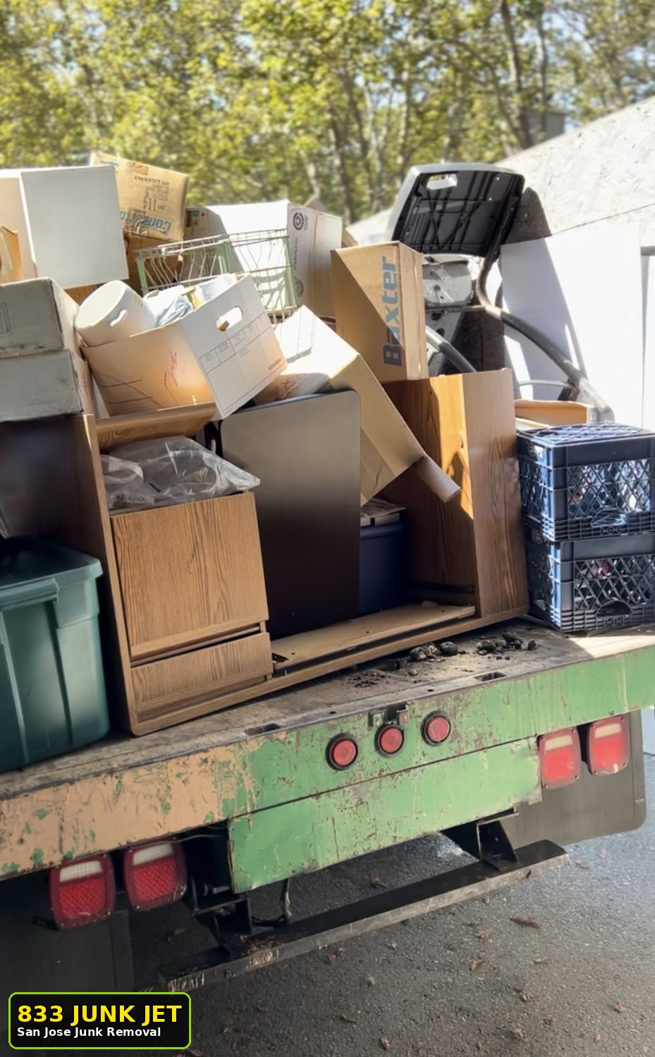Office furniture cleanout San Jose by 833 Junk Jet