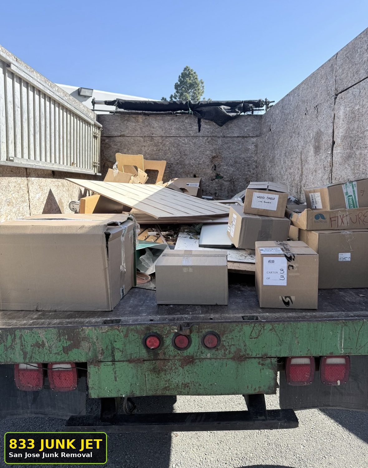 833 Junk Jet truck load by 833 Junk Jet