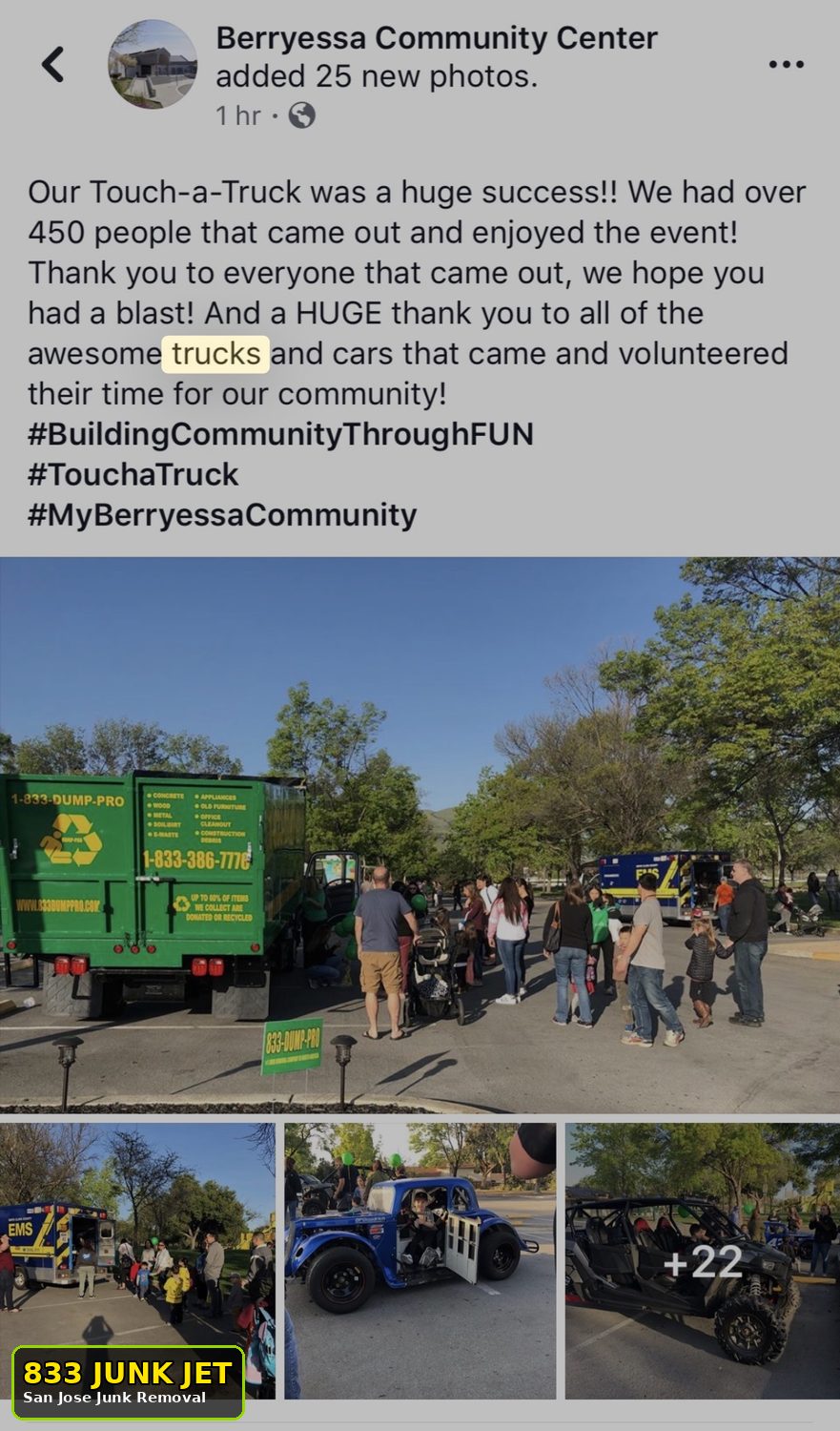 Yard waste removal San Jose by 833 Junk Jet
